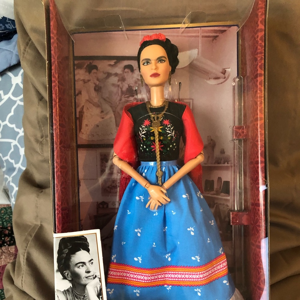 Frida Kahlo Inspiring Women Barbie Mattel